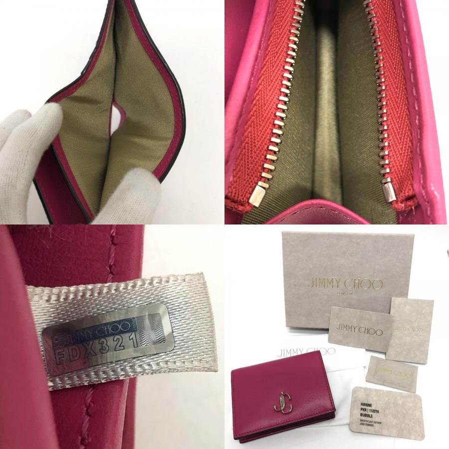 新品同様 JIMMY CHOO ジミーチュウ 112274 HANNE ハンネ JCロゴ 2