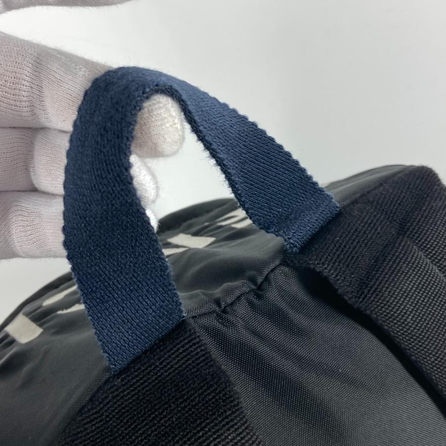 BALENCIAGA バレンシアガ 507460 ウィール ロゴ バックパック カバン バイカラー リュックサック ブラック メンズ【中古】 | BALENCIAGA | 02