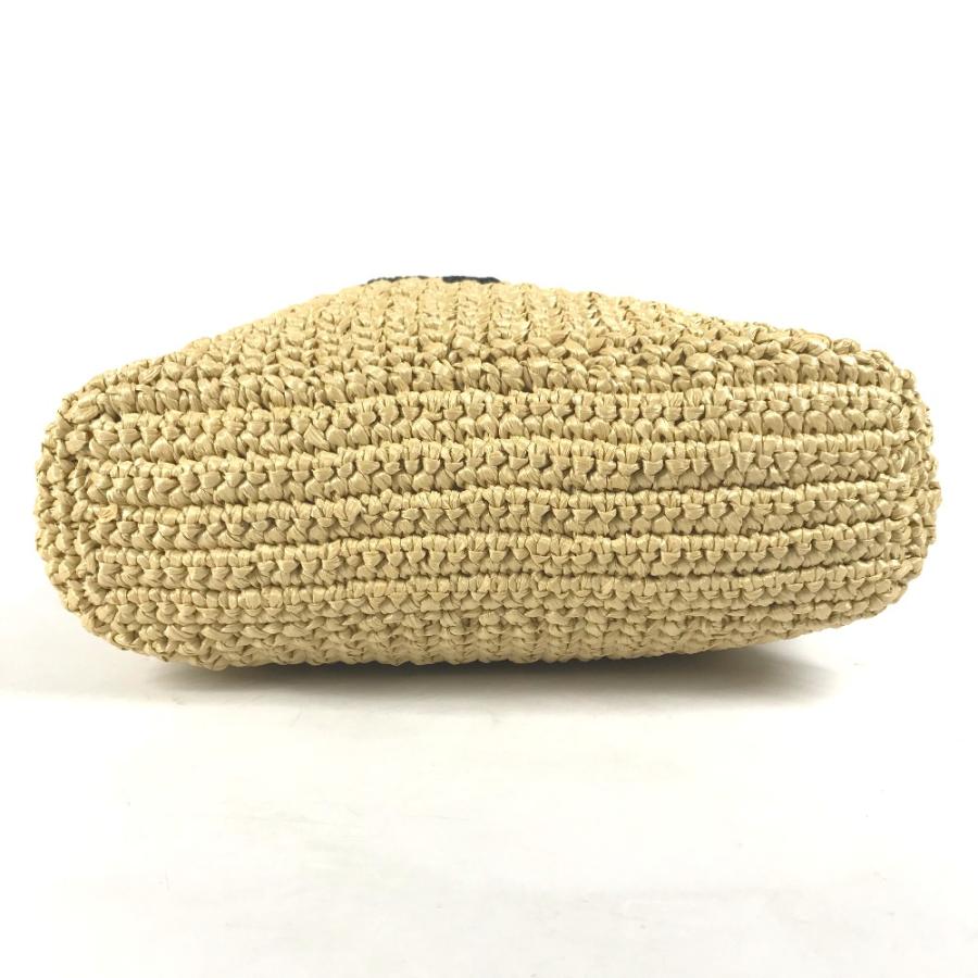 美品 PRADA プラダ 1BG422 クロシェ 三角ロゴ トライアングル スモール レタリングロゴ  トートバッグ カゴバッグ ハンドバッグ【中古】 | PRADA | 04