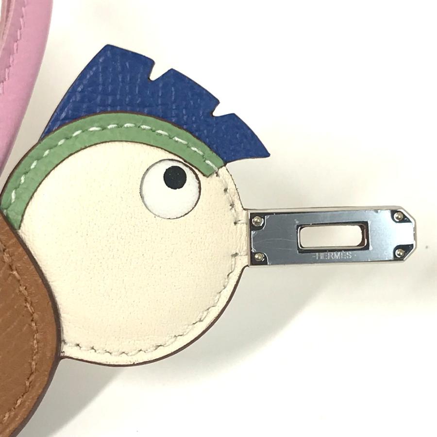 HERMES 未使用 エルメス バーディチャーム キーホルダー 鳥