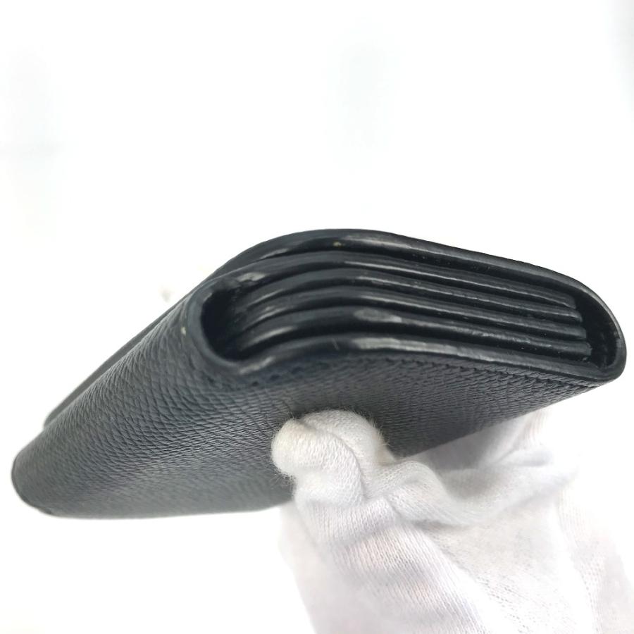 美品 BALENCIAGA バレンシアガ 594225 ロゴ 名刺入れ パスケース ウォレット カードケース ブラック レディース【中古】 | BALENCIAGA | 03