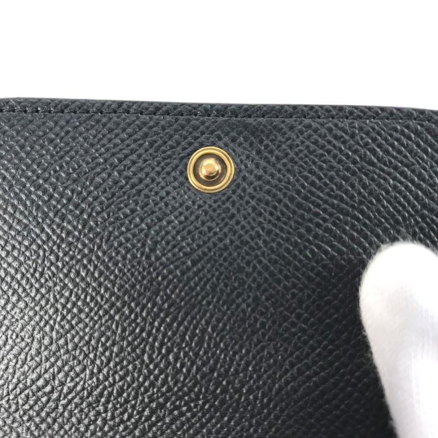 美品 BALENCIAGA バレンシアガ 594225 ロゴ 名刺入れ パスケース ウォレット カードケース ブラック レディース【中古】 | BALENCIAGA | 06