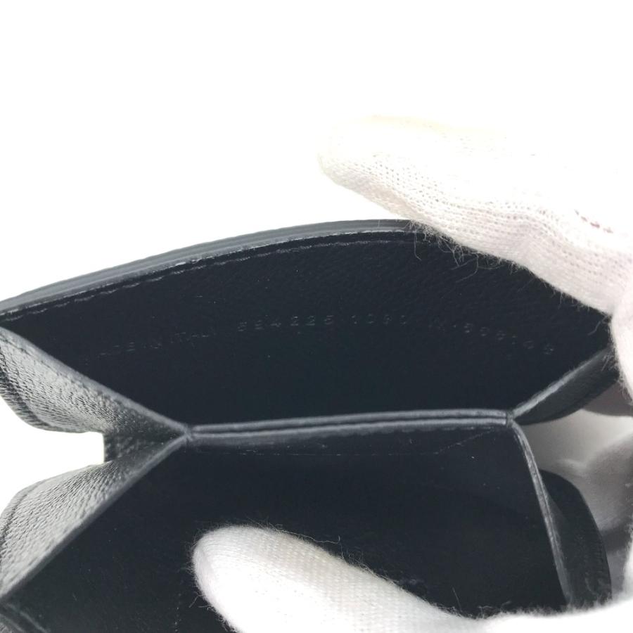 美品 BALENCIAGA バレンシアガ 594225 ロゴ 名刺入れ パスケース ウォレット カードケース ブラック レディース【中古】 | BALENCIAGA | 07