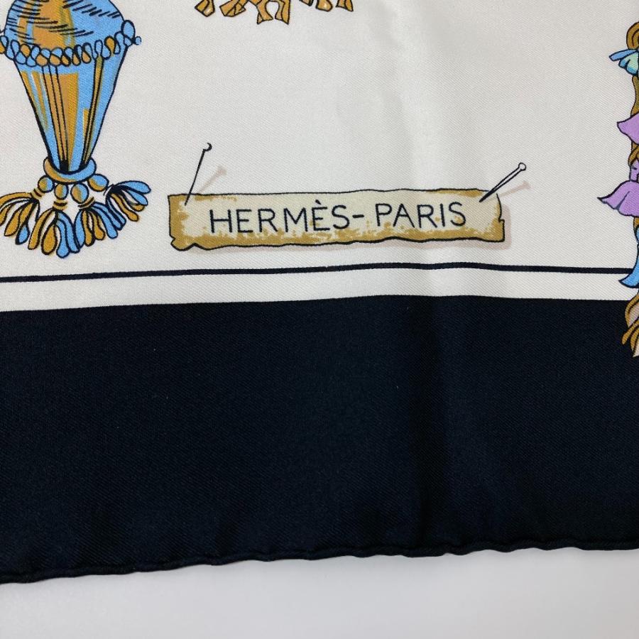 HERMES（エルメス） 美品 カレ90 Pasementerie 紐飾り スカーフ