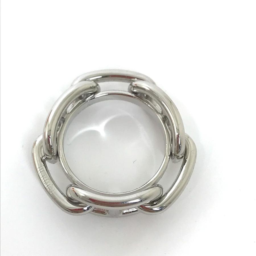 未使用 HERMES エルメス シェーヌダンクル スカーフ小物 アクセサリー スカーフリング シルバー レディース【中古】 | HERMES | 04