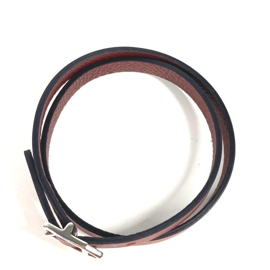 美品 HERMES エルメス ブレスレット パドック ダブルツアー  2重ブレスレット 小物 レディース ブレスレット ブラウン レディース【中古】 | HERMES | 04