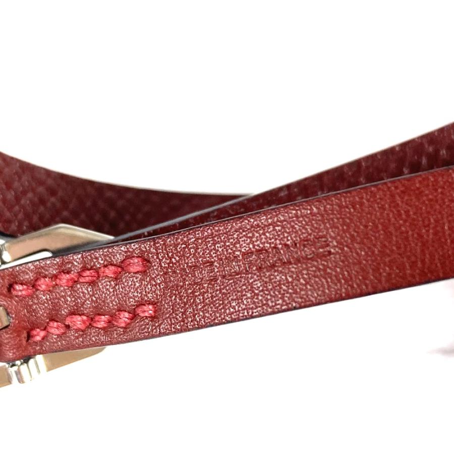 美品 HERMES エルメス ブレスレット パドック ダブルツアー  2重ブレスレット 小物 レディース ブレスレット ブラウン レディース【中古】 | HERMES | 06