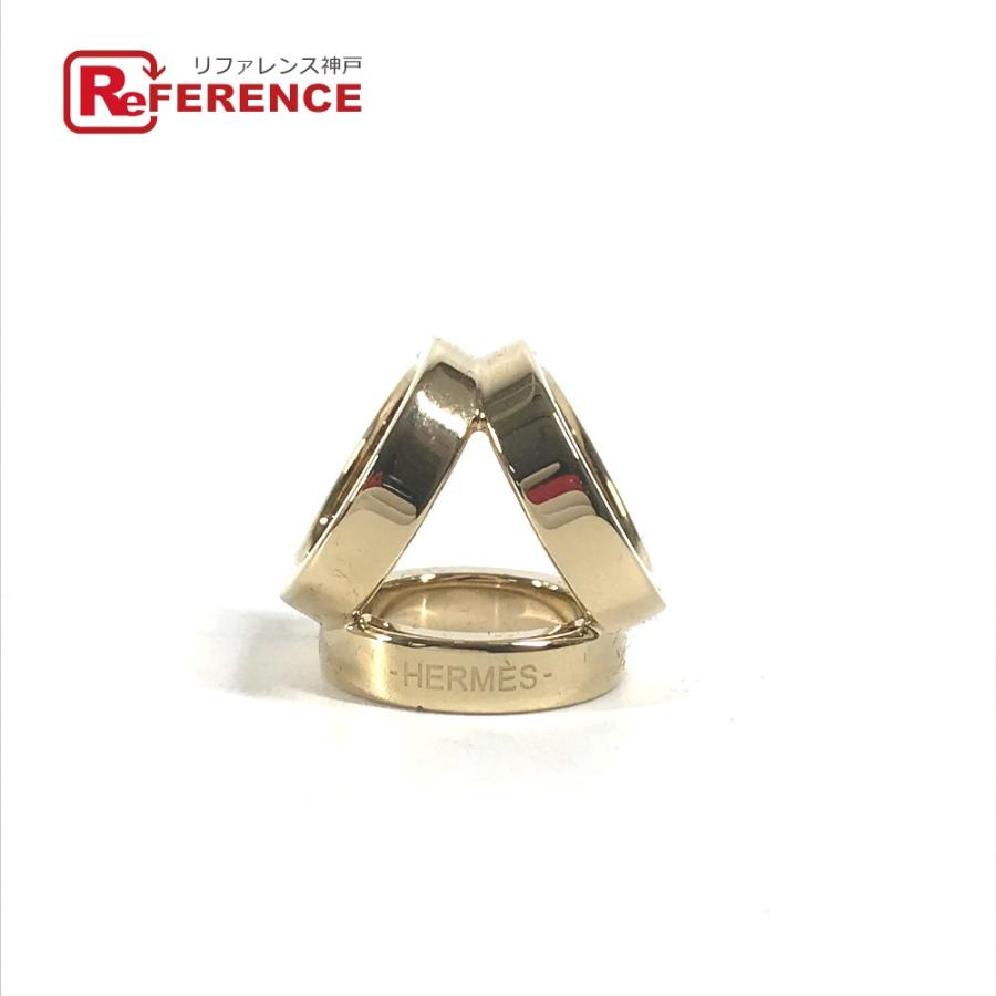 未使用 HERMES エルメス ミニトリオ ツイリーリング スカーフリング アクセサリー 小物 ゴールド レディース【中古】 | HERMES