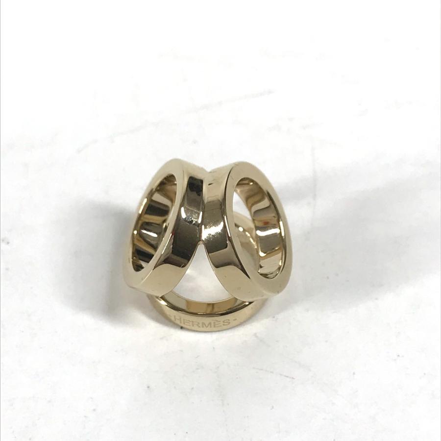 未使用 HERMES エルメス ミニトリオ ツイリーリング スカーフリング アクセサリー 小物 ゴールド レディース【中古】 | HERMES | 04