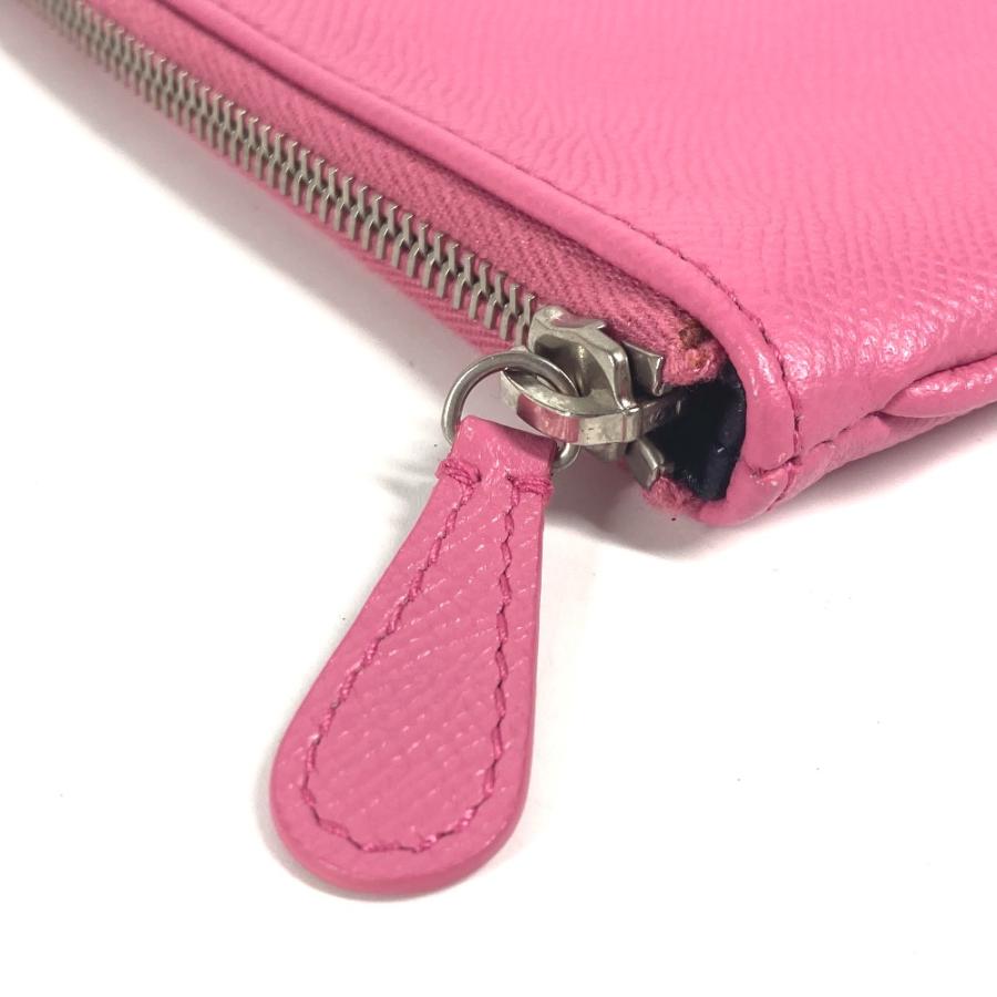 美品 BALENCIAGA バレンシアガ 545773 VILLE ヴィル ポーチ カバン ロゴ クラッチバッグ ピンク レディース【中古】 | BALENCIAGA | 02
