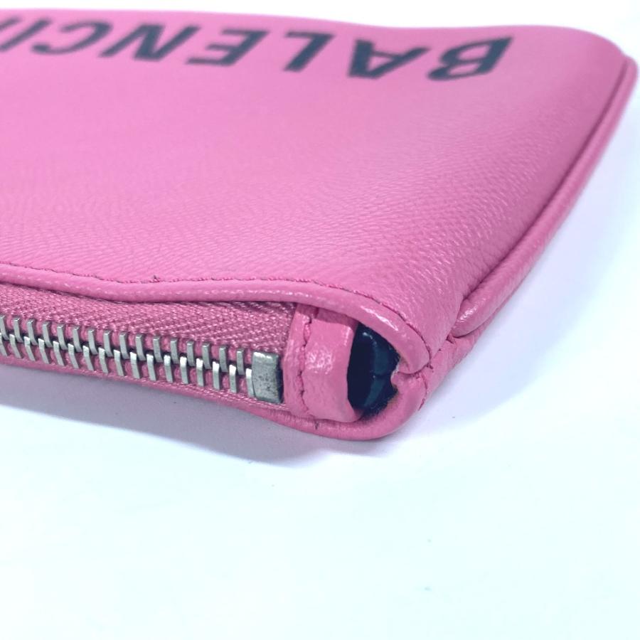 美品 BALENCIAGA バレンシアガ 545773 VILLE ヴィル ポーチ カバン ロゴ クラッチバッグ ピンク レディース【中古】 | BALENCIAGA | 04