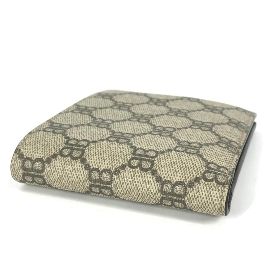 GUCCI グッチ 680403 ザ ハッカー プロジェクト コンパクトウォレット BALENCIAGA バレンシアガ コラボ 2つ折り財布 【中古】 | GUCCI | 04