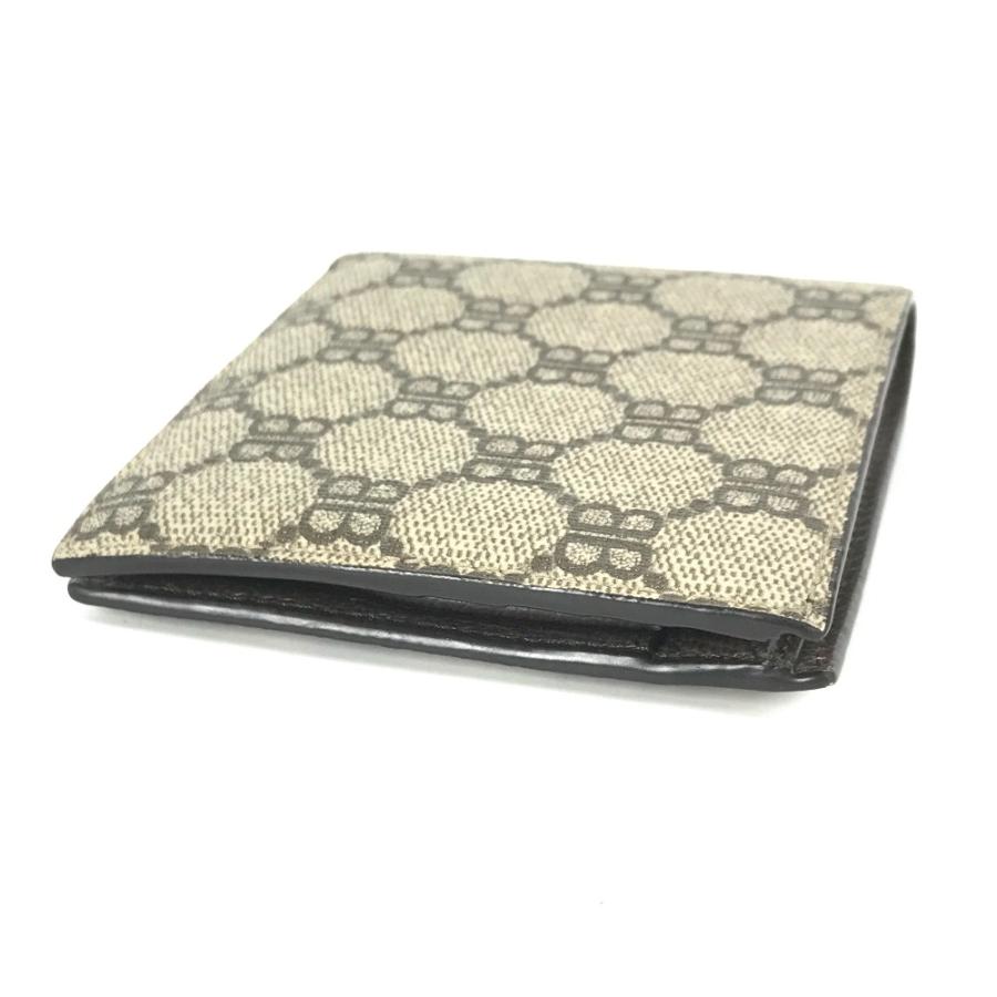 GUCCI グッチ 680403 ザ ハッカー プロジェクト コンパクトウォレット BALENCIAGA バレンシアガ コラボ 2つ折り財布 【中古】 | GUCCI | 05