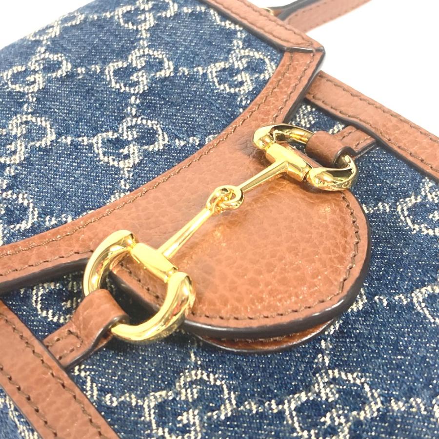 月末セール‼️未使用！グッチ ジャンボGG ホースビット 625615 ブラウン GUCCI 美品 グッチ 625615 ホースビット 1955 ミニバッグ 肩掛け