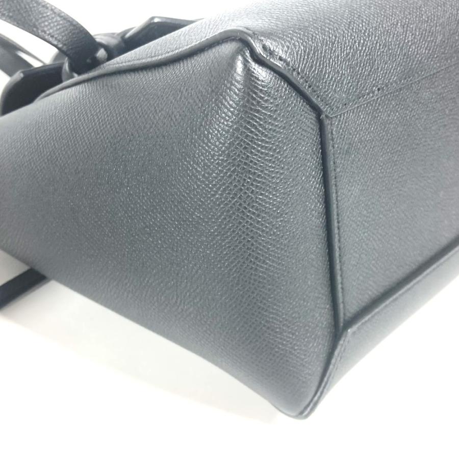 CELINE セリーヌ ベルトバッグ 2WAY ショルダーバッグ 肩掛け 斜め掛け マイクロ ハンドバッグ ブラック レディース【中古】 | CELINE | 06