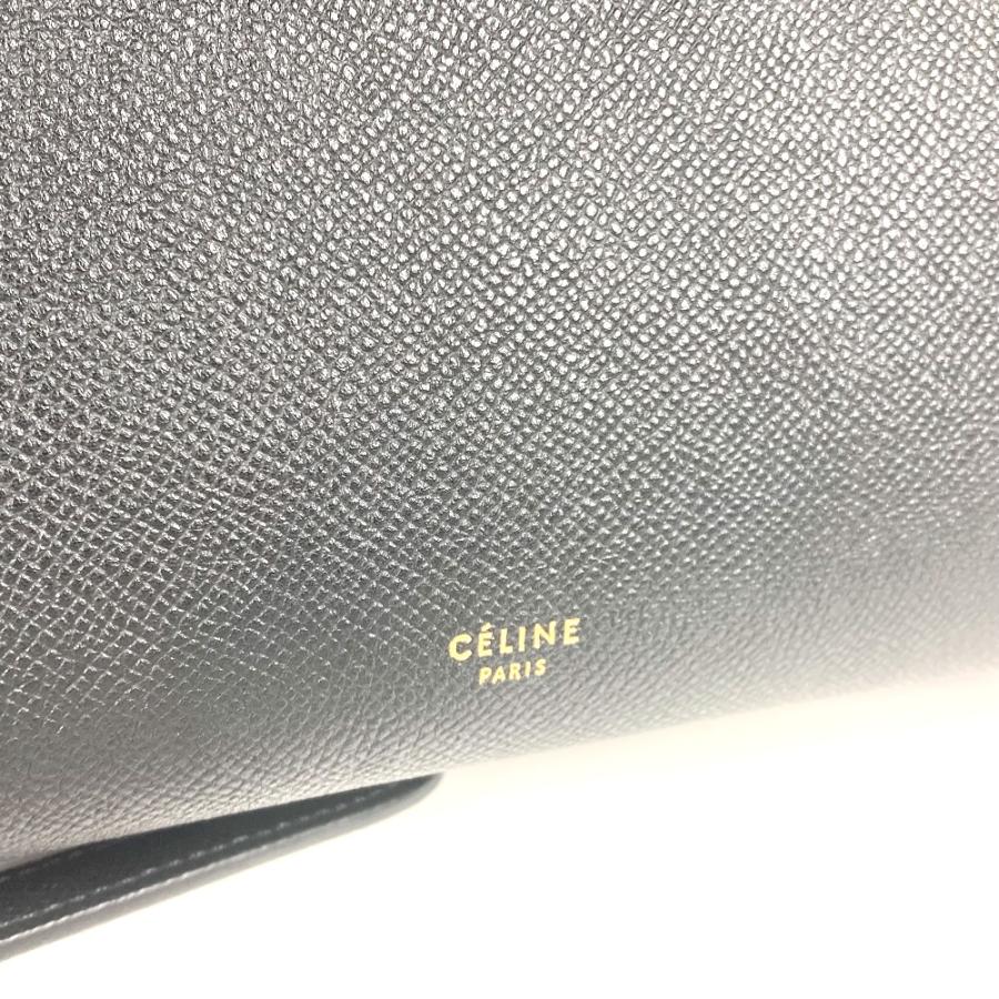CELINE セリーヌ ベルトバッグ 2WAY ショルダーバッグ 肩掛け 斜め掛け マイクロ ハンドバッグ ブラック レディース【中古】 | CELINE | 07