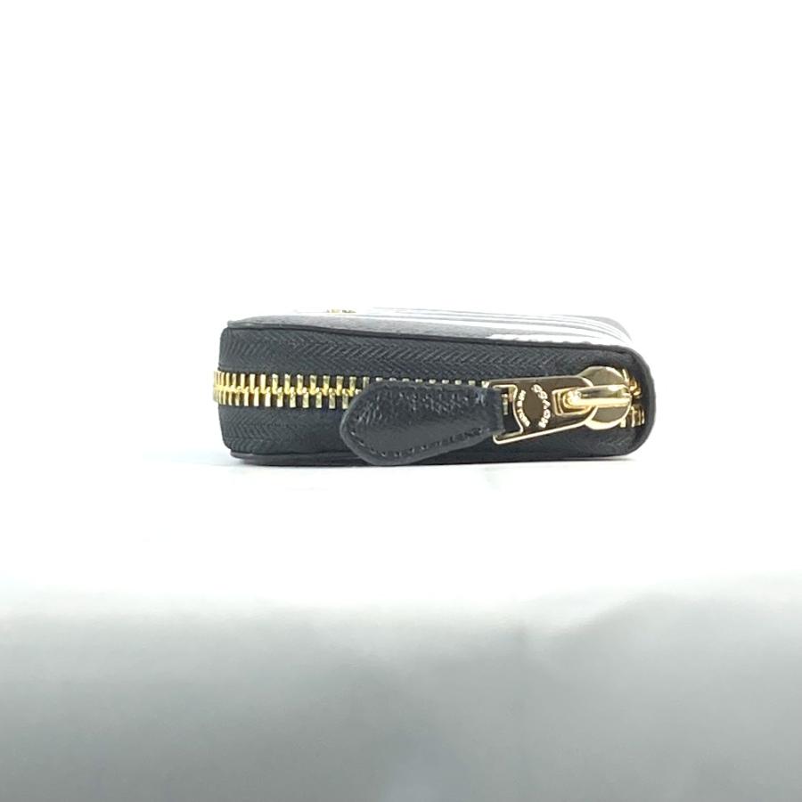 未使用 COACH コーチ F52340 アコーディオン ゼブラ ラウンドファスナー ロングウォレット 長財布 ブラック×ホワイト レディース【中古】 | COACH | 03
