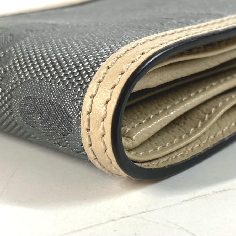 新品同様 GUCCI グッチ 625574 オフザグリッド Off The Grid コンパクトウォレット ロゴ 2つ折り財布 ブラック×ベージュ メンズ【中古】 | GUCCI | 04