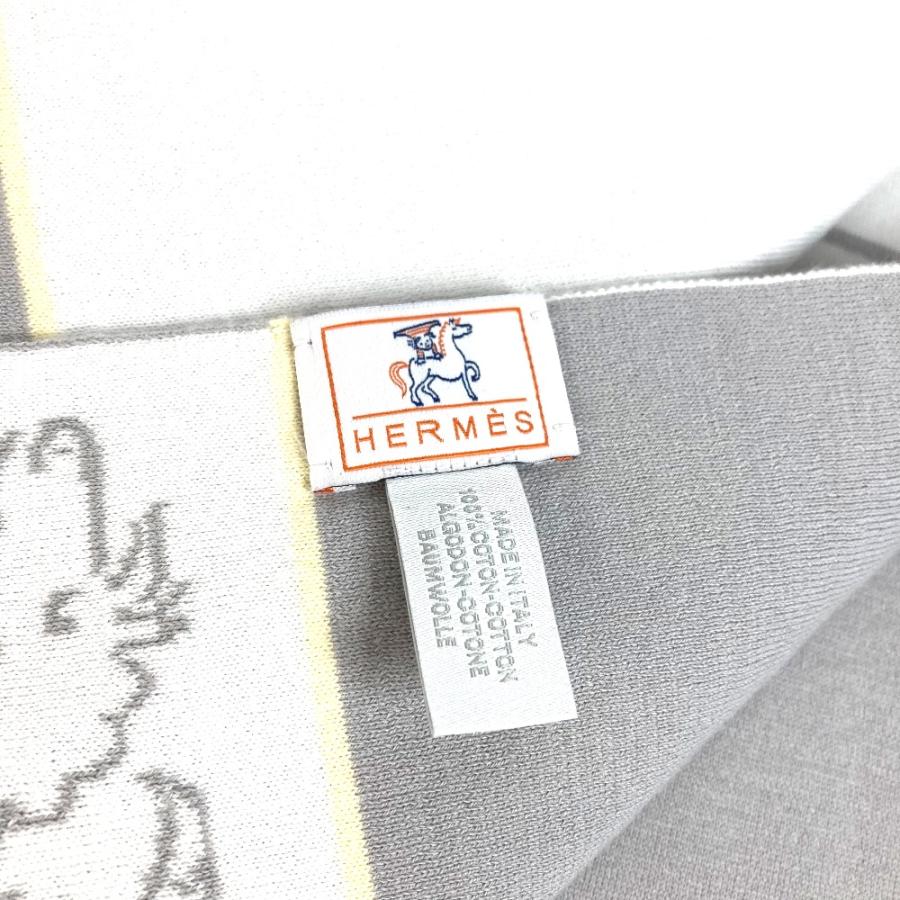 未使用 HERMES エルメス プレード カブリオル タオル ベビー BABY 赤ちゃん ブランケット グリ・ペルル グレー ユニセックス【中古】 | HERMES | 05