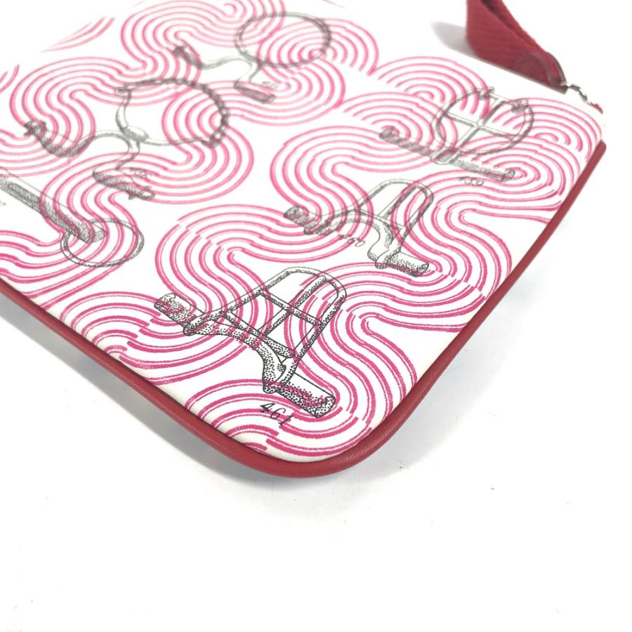 HERMES（エルメス） 未使用 カレ ポケット スクエア ポーチ ピンク