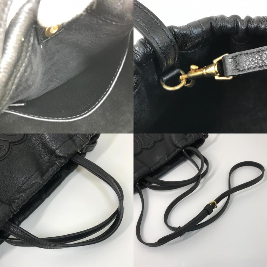 CELINE（セリーヌ） 美品 スモール カバ ドローストリング キュイル 