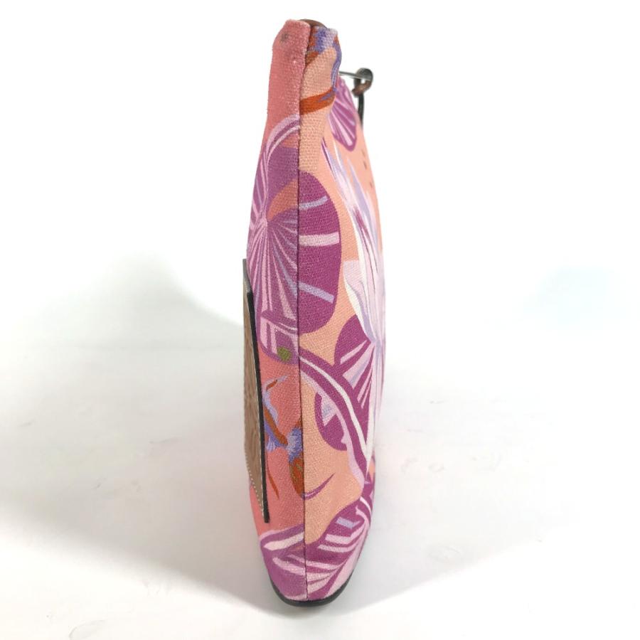 未使用 LOEWE ロエベ オブロング ロゴ ポーチ カバン Paula's Ibiza パラウザイビザ クラッチバッグ ピンク レディース【中古】 | LOEWE | 03