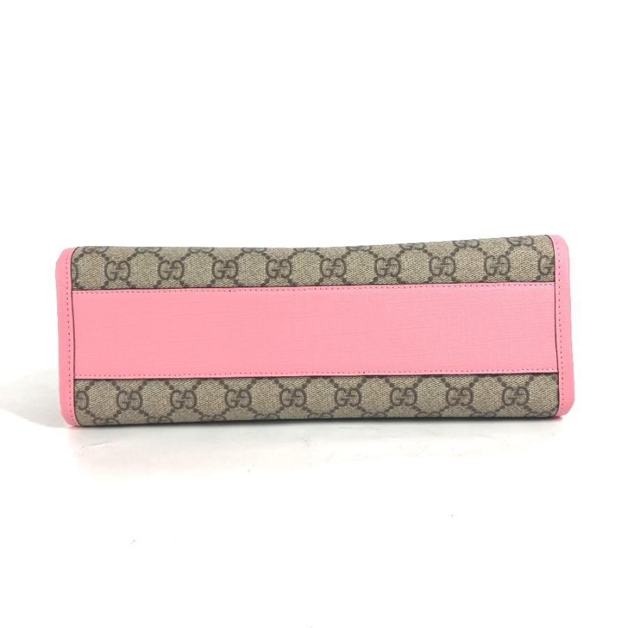 未使用 GUCCI グッチ 630589 ストロベリー イチゴ カバン トートバッグ チルドレンズ GGスプリーム ハンドバッグ ピンク キッズ【中古】 | GUCCI | 05