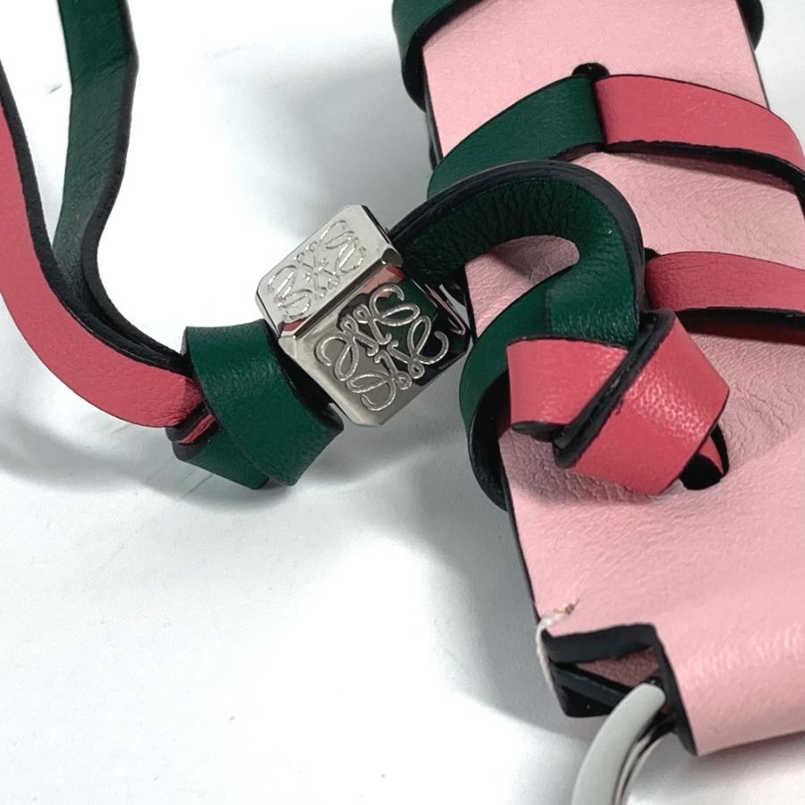 LOEWE 未使用 ロエベ ブレイデッド ストラップ バッグチャーム 