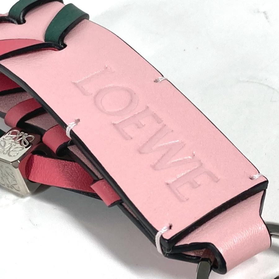LOEWE 未使用 ロエベ ブレイデッド ストラップ バッグチャーム