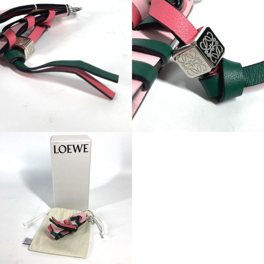 LOEWE 未使用 ロエベ ブレイデッド ストラップ バッグチャーム