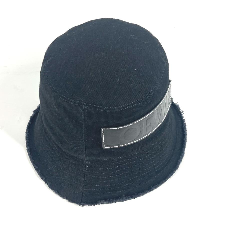 ロエベ レザー ロゴ パッチ フリンジ バケット ハットブラック 57 楽天市場】ロエベ バケットハットの通販