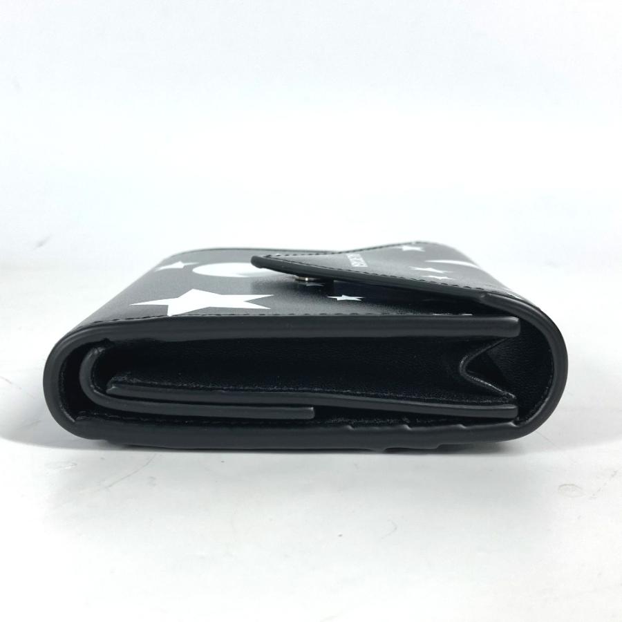 未使用 BALENCIAGA バレンシアガ 637450 PAPIER FLAP ペーパー フラップ コンパクトウォレット ロゴ スター 星 3つ折り財布.【中古】 | BALENCIAGA | 02