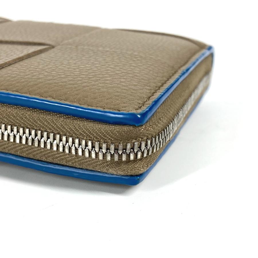 美品 BOTTEGA VENETA ボッテガヴェネタ 748054  カセット ウォレット ラウンドファスナー マキシイントレチャート 長財布【中古】 |  | 05