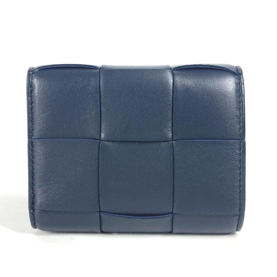 BOTTEGA VENETA ボッテガヴェネタ 651372 カセット 三つ折りファスナーウォレット イントレチャート 3つ折り財布 ブラック【中古】 |  | 01