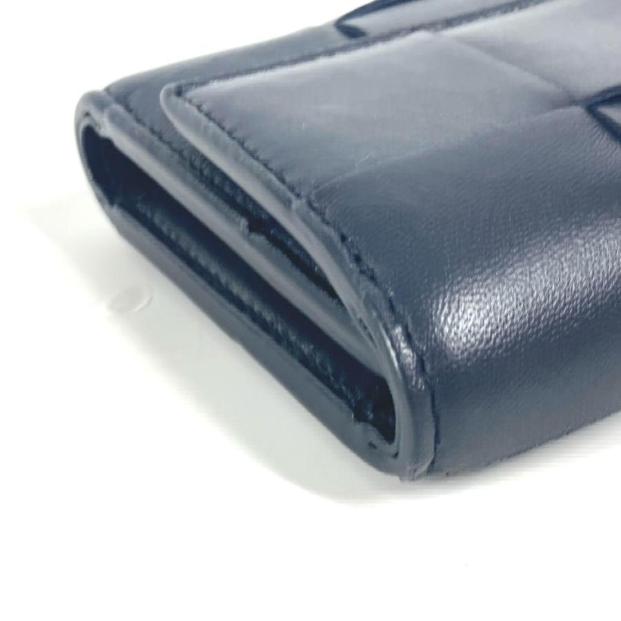 BOTTEGA VENETA ボッテガヴェネタ 651372 カセット 三つ折りファスナーウォレット イントレチャート 3つ折り財布 ブラック【中古】 |  | 03