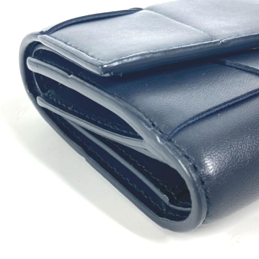 BOTTEGA VENETA ボッテガヴェネタ 651372 カセット 三つ折りファスナーウォレット イントレチャート 3つ折り財布 ブラック【中古】 |  | 04