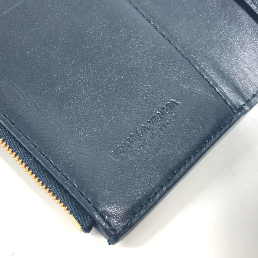 BOTTEGA VENETA ボッテガヴェネタ 651372 カセット 三つ折りファスナーウォレット イントレチャート 3つ折り財布 ブラック【中古】 |  | 06