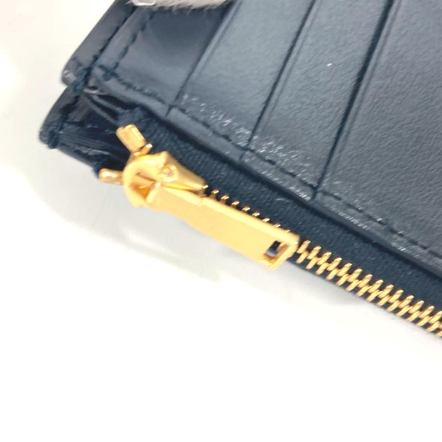 BOTTEGA VENETA ボッテガヴェネタ 651372 カセット 三つ折りファスナーウォレット イントレチャート 3つ折り財布 ブラック【中古】 |  | 07