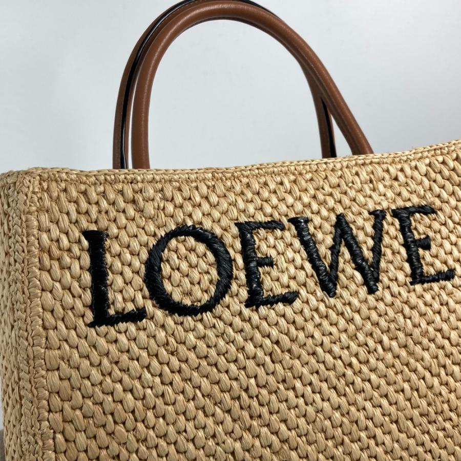 未使用 LOEWE ロエベ スタンダード A4 2WAYバッグ ショルダーバッグ 肩掛け カバン ロゴ トートバッグ ベージュ×ブラウン【中古】 | LOEWE | 07