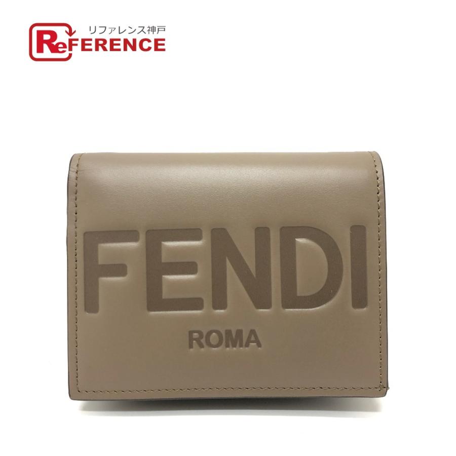 FENDI フェンディ / エフイズエンボスコンパクトウォレット 8M0420