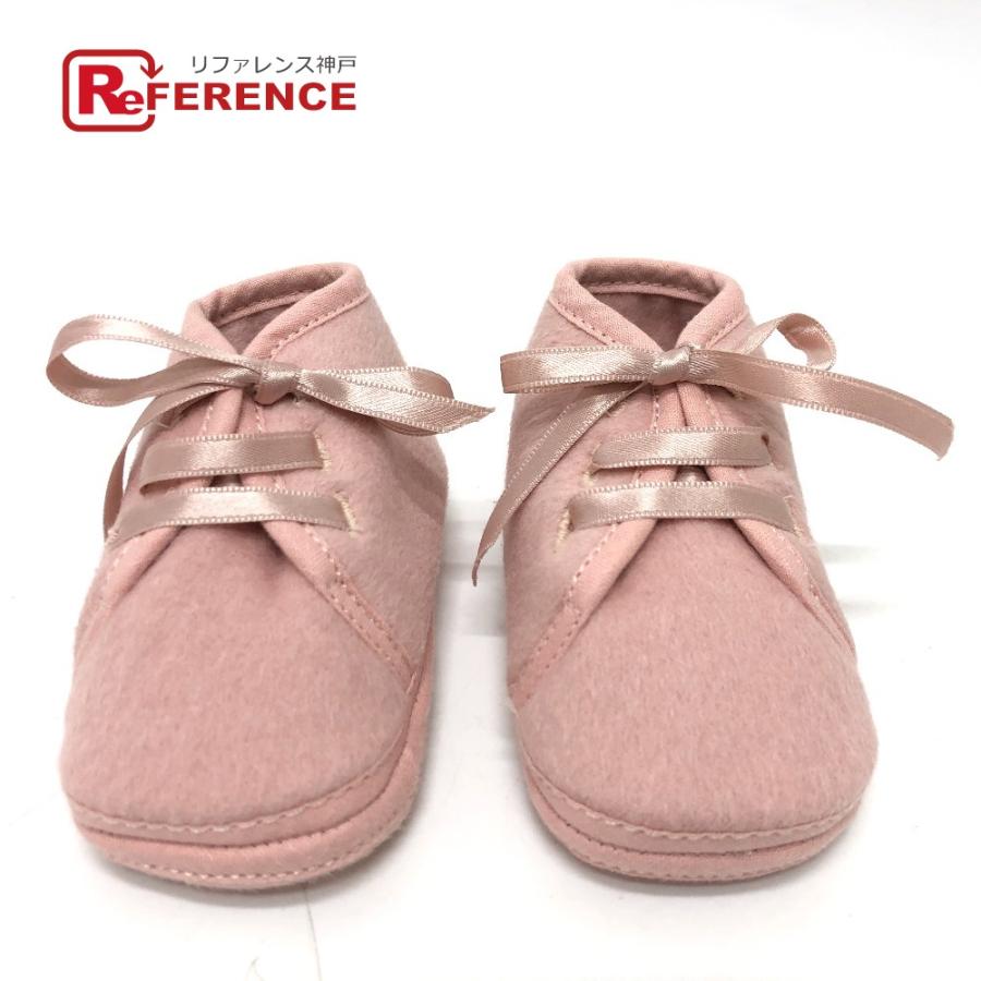 未使用 HERMES エルメス りぼん リボン ベビーシューズ ピンク レディース【中古】 | HERMES