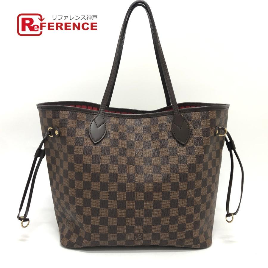 新品同様 LOUIS VUITTON ルイヴィトン N41358 ネヴァーフル MM カバン 肩掛け ダミエ トートバッグ エベヌ ブラウン ユニセックス【中古】 | LOUIS VUITTON