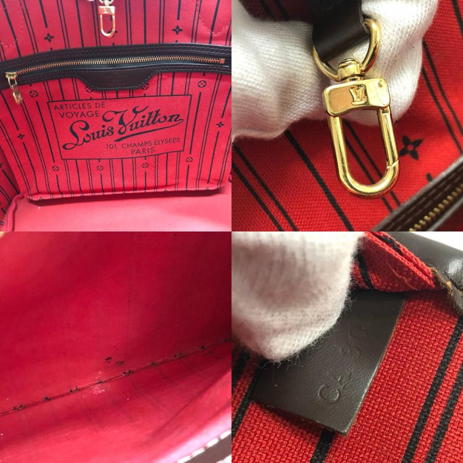 新品同様 LOUIS VUITTON ルイヴィトン N41358 ネヴァーフル MM カバン 肩掛け ダミエ トートバッグ エベヌ ブラウン ユニセックス【中古】 | LOUIS VUITTON | 09