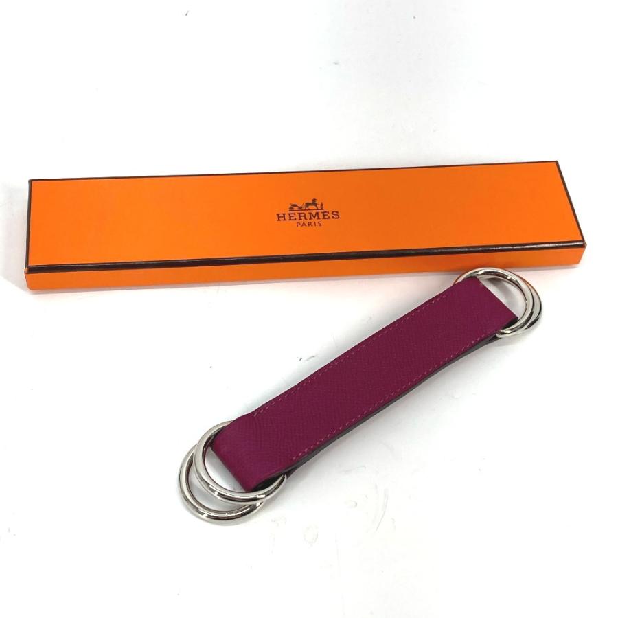 未使用 HERMES エルメス ベルト アクセサリー  スカーフリング ロマンス  スカーフリング アネモネ パープル系 レディース【中古】 | HERMES | 01