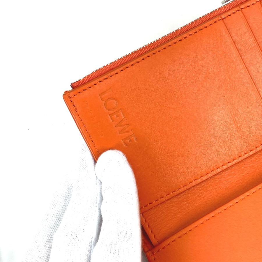 LOEWE 美品 ロエベ C821S33X07 バーティカル ウォレット
