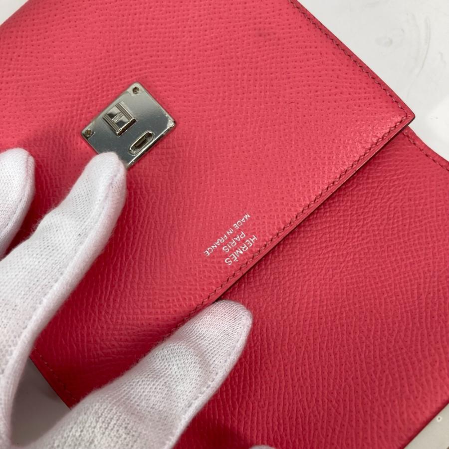 【未使用】定価29万 エルメス HERMES クリック12 三つ折り財布 クレ HERMES 未使用 エルメス クリック12 コンパクト ウォレット 3