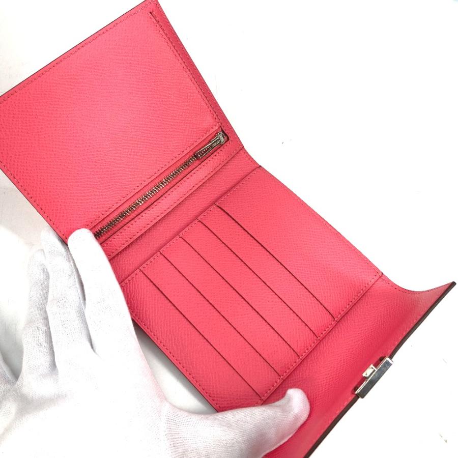 【未使用】定価29万 エルメス HERMES クリック12 三つ折り財布 クレ HERMES 未使用 エルメス クリック12 コンパクト ウォレット 3