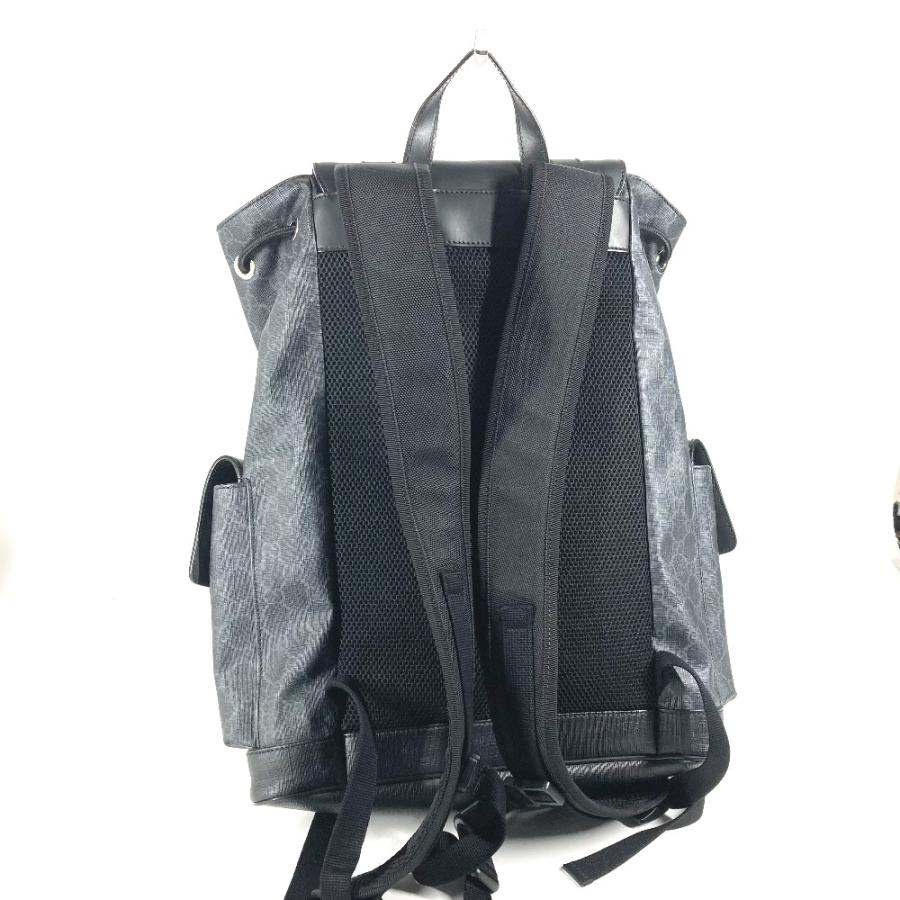 GUCCI グッチ 49556 タイガー バッグパック GGスプリーム リュックサック ブラック メンズ【中古】 | GUCCI | 03