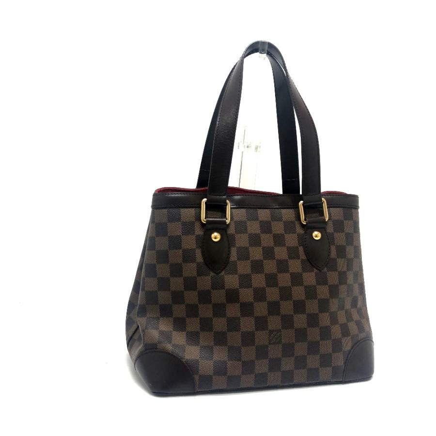 LOUIS VUITTON ルイヴィトン N51205 ハムステッド PM ハンドバッグ カバン バッグ ダミエ トートバッグ エベヌ ブラウン. 【中古】 | LOUIS VUITTON | 01