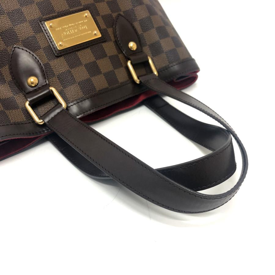 LOUIS VUITTON ルイヴィトン N51205 ハムステッド PM ハンドバッグ カバン バッグ ダミエ トートバッグ エベヌ ブラウン. 【中古】 | LOUIS VUITTON | 05